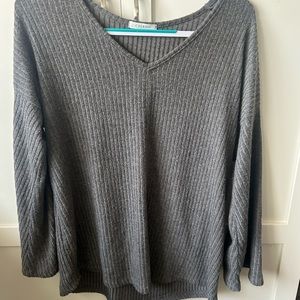 Grey Cherish Brand top
